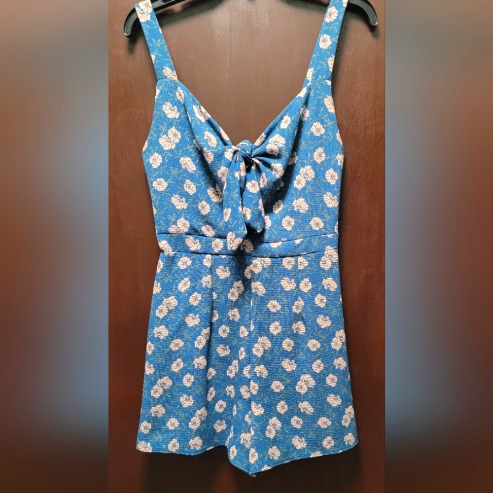 EUC Blue Rair Ladies Romper